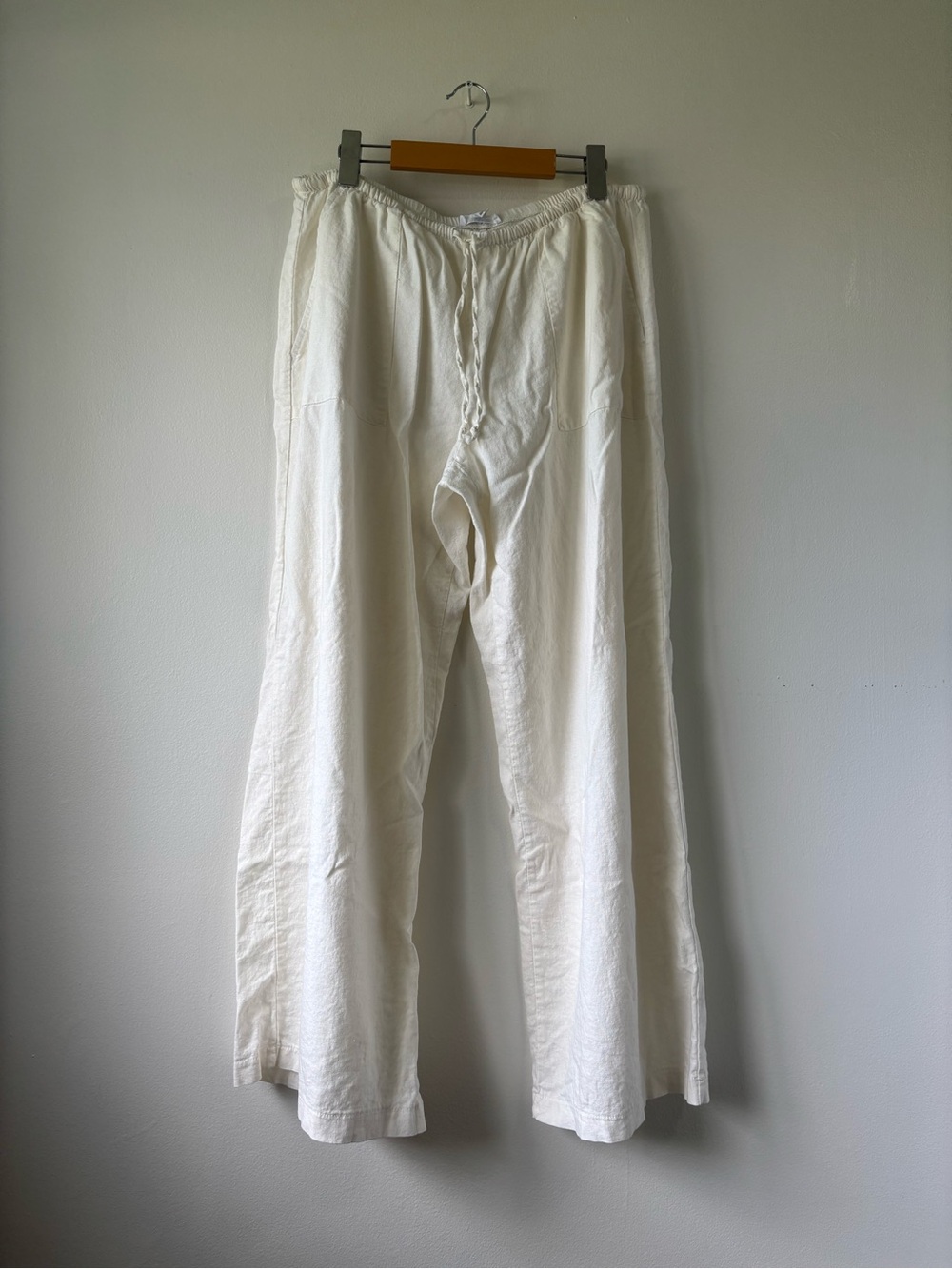 Garage Millie Linen Blend Pull-on Pants - Picture 3 of 11